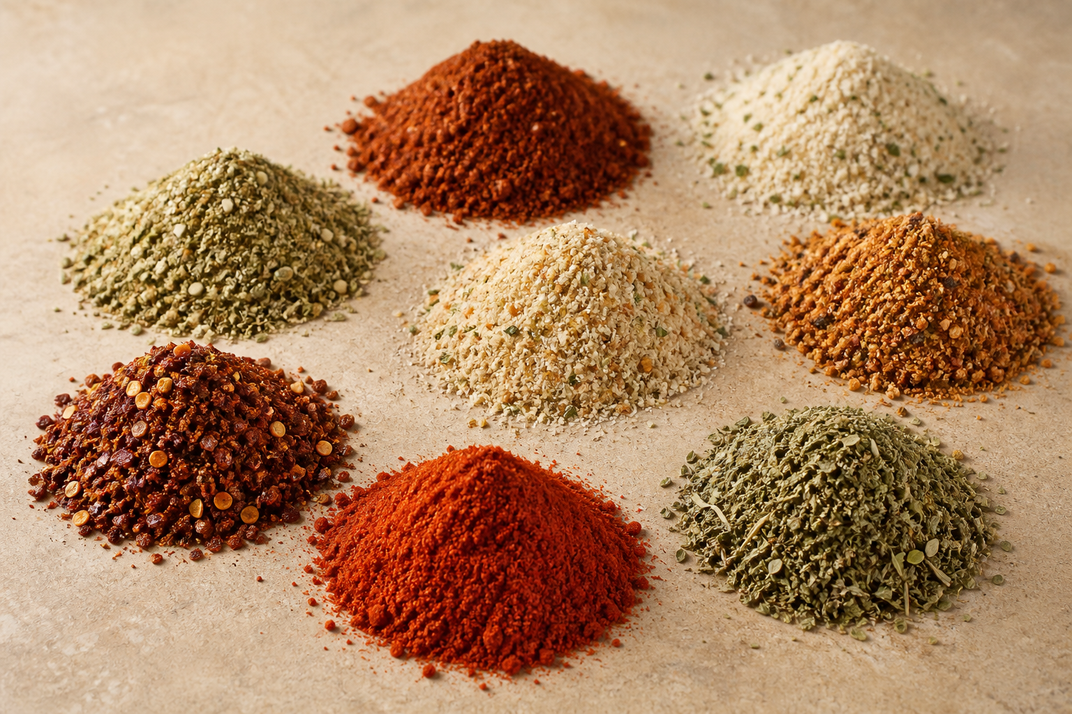 Seasoning mix presentation for retail solution gallery