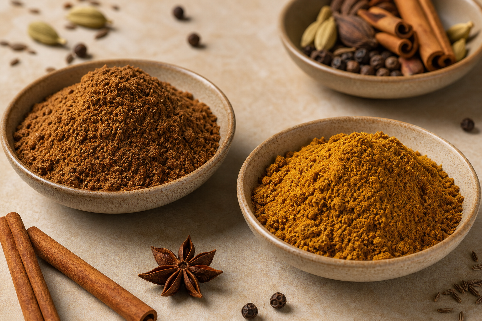 Spice blend presentation for product format capability