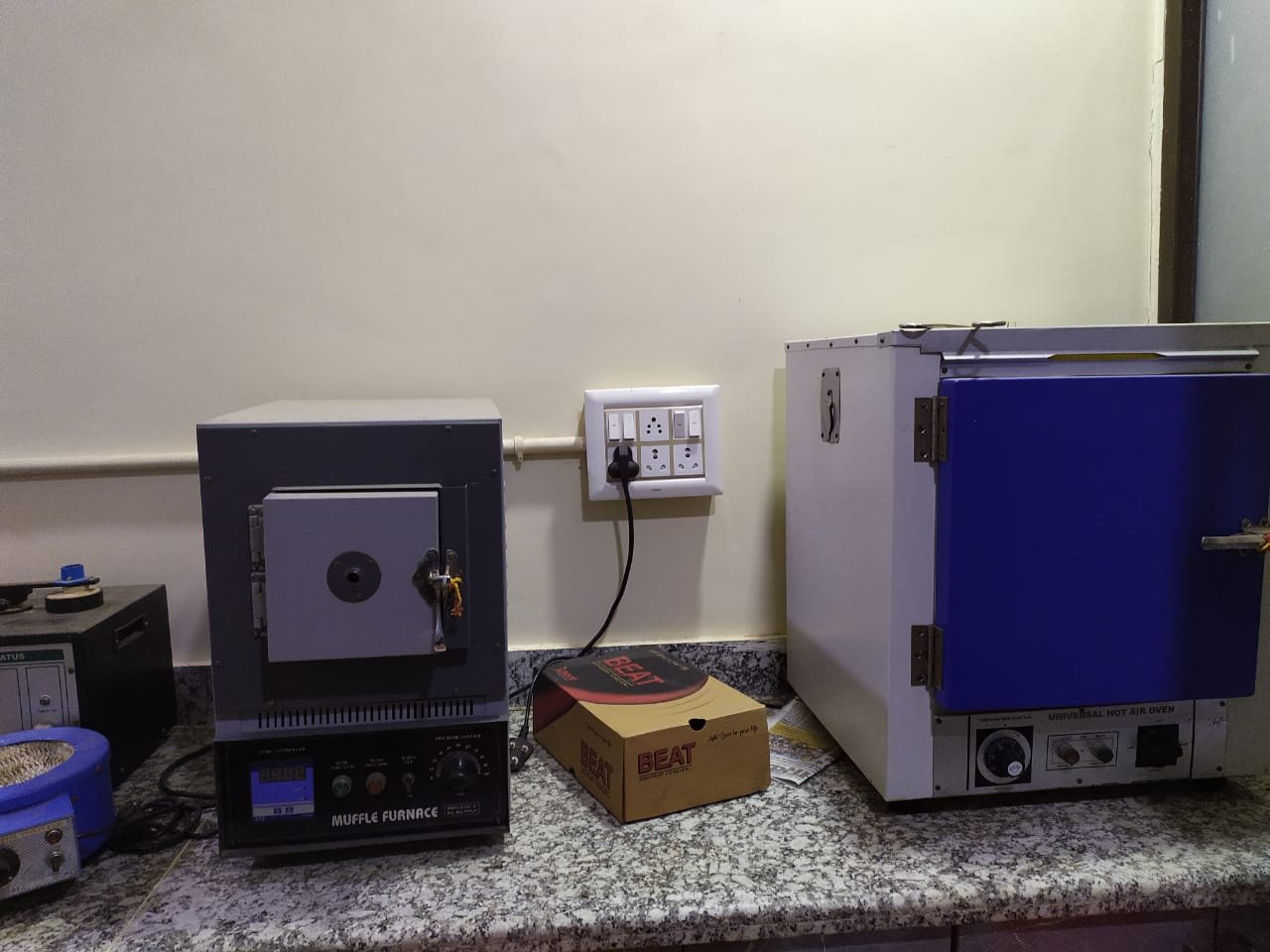 In-house laboratory equipment used for spice quality testing
